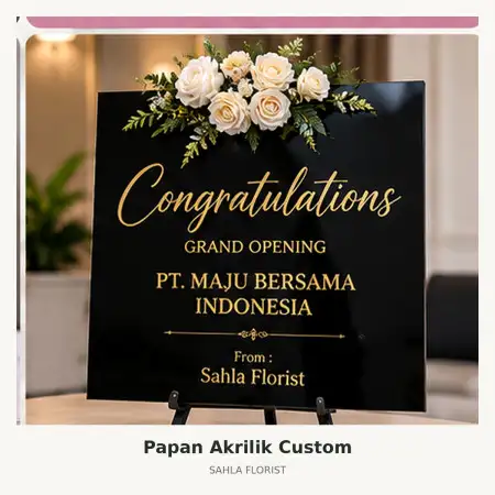 Papan Bunga Akrilik Rs Mayapada Tangerang